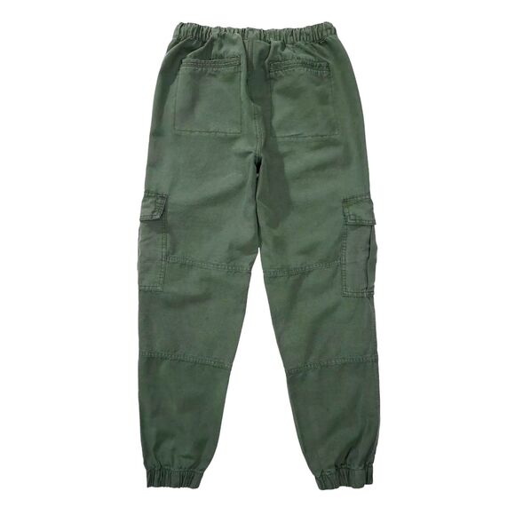 Olive Green Lightweight Cargo Pants, Size: L - Picture 3 of 7